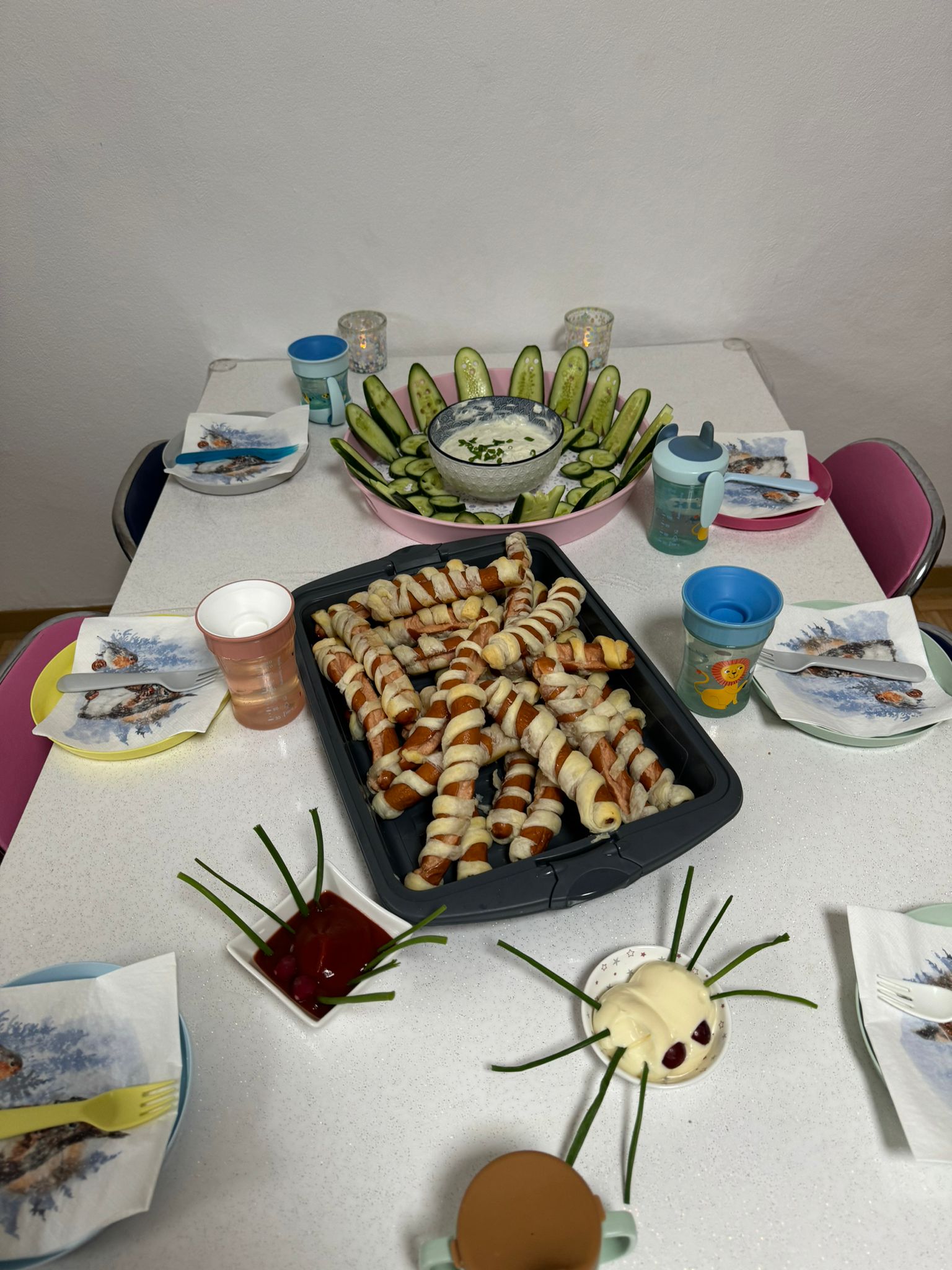 Kinderbetreuung Bexbach: gesunde Halloween-Snacks für Kinder